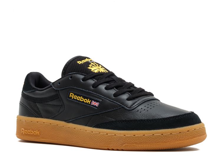 Club C 85 TDG - Reebok - BD3068 - black/retro yellow/gum | Flight Club