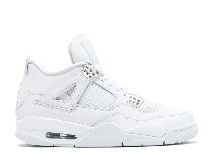 Air Jordan 4 Retro 'Pure Money' 2017 - Air Jordan - 308497 100 - white/metallic  silver-pure platinum | Flight Club