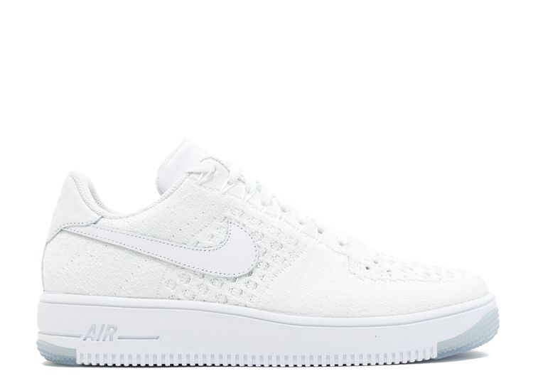 air force 1 flyknit white low