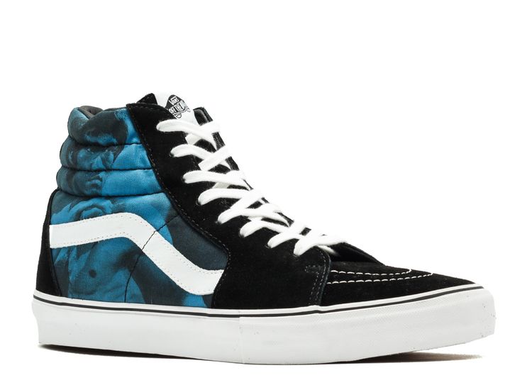 Supreme X Sk8 Hi Pro 'Bruce Lee' - Vans - VN099NAN0 - navy/black