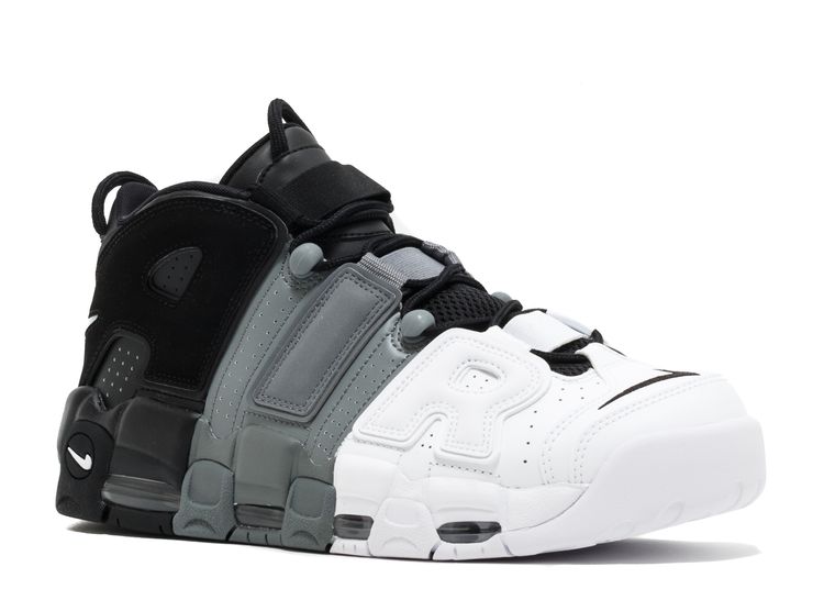 nike air more uptempo '96 - black/cool grey/white