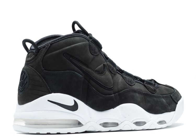 air max uptempo black and white