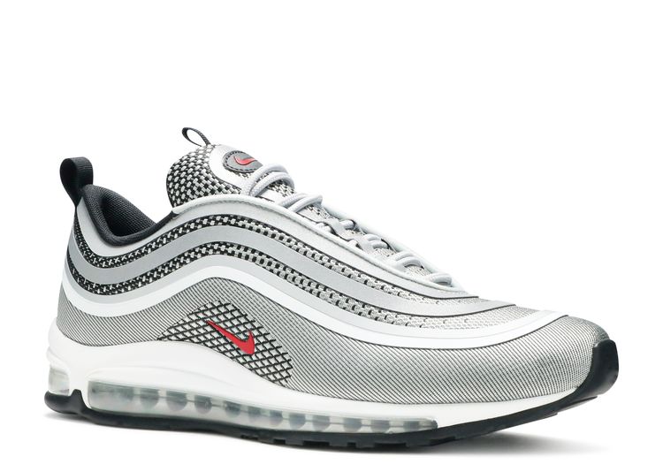 nike air max 97 silver red tick