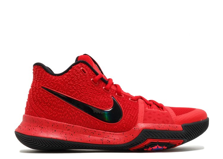 black and red kyrie 3