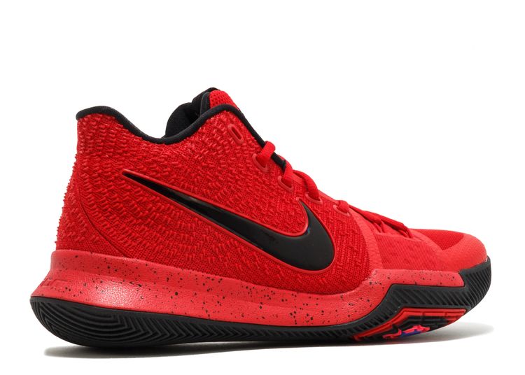 black and red kyrie 3