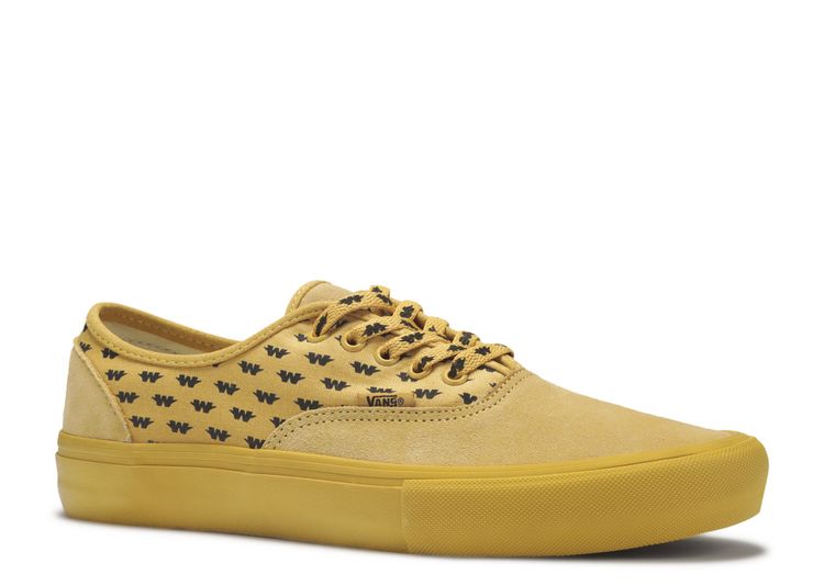 vans authentic s wtaps yellow