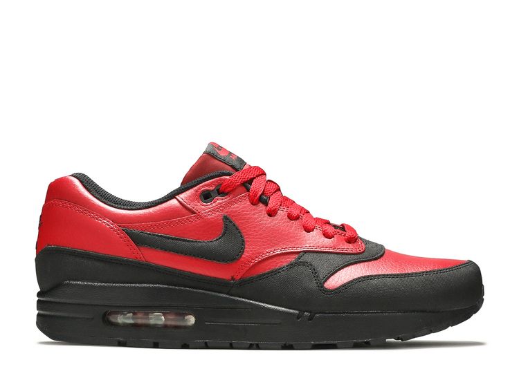 Air Max 1 Leather Premium 'Gym Red Black' - Nike - 705282 600 - gym red ...