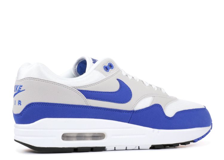 Air Max 1 OG 'Anniversary' 2017 Re Release - Nike - 908375 102 - white/game  royal/neutral grey/black | Flight Club