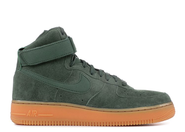 nike air force 1 green suede