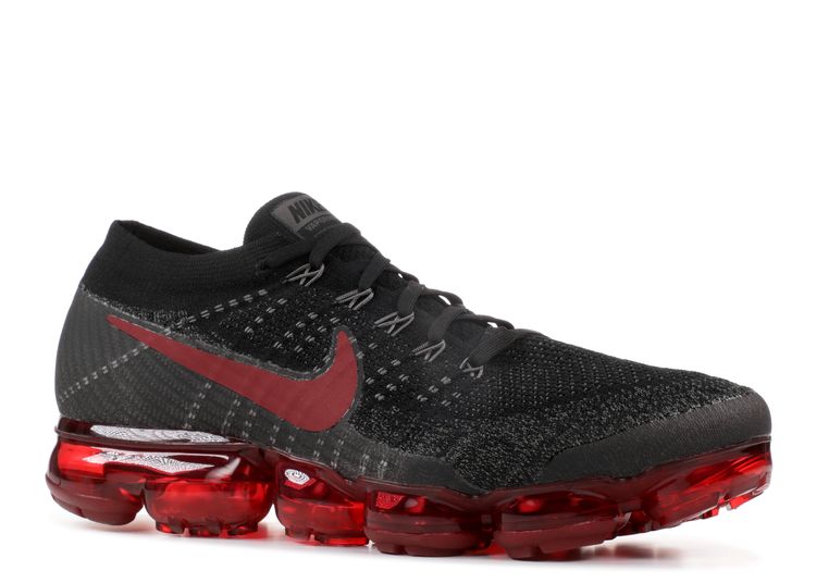 nike vapormax red and black