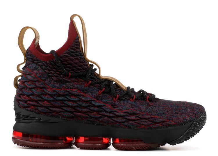 lebron 15 red black and white