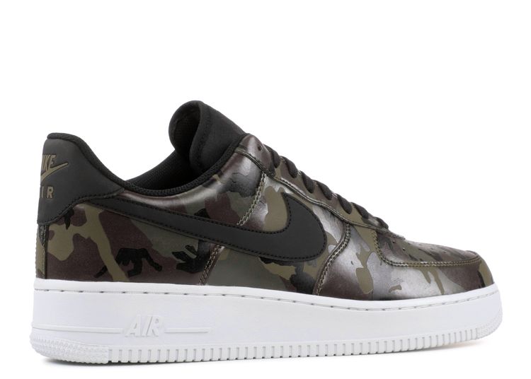 black and white camo air force 1