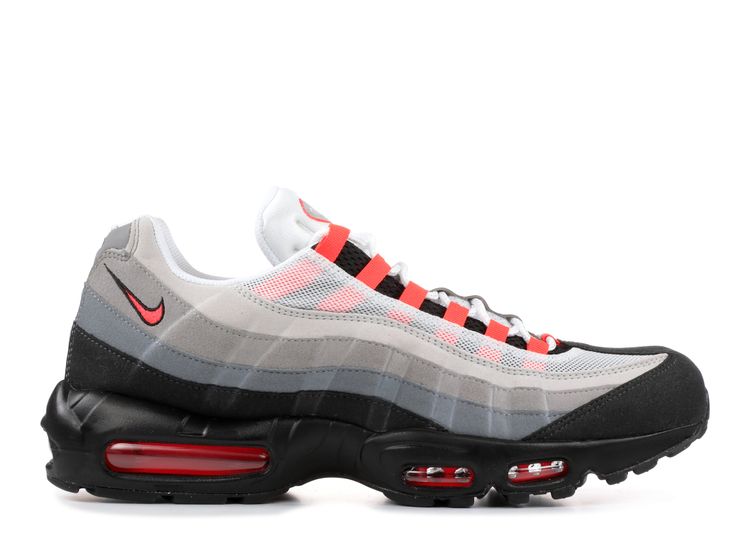 Air Max 95 'Solar Red' - Nike - 609048 106 - white/solar red