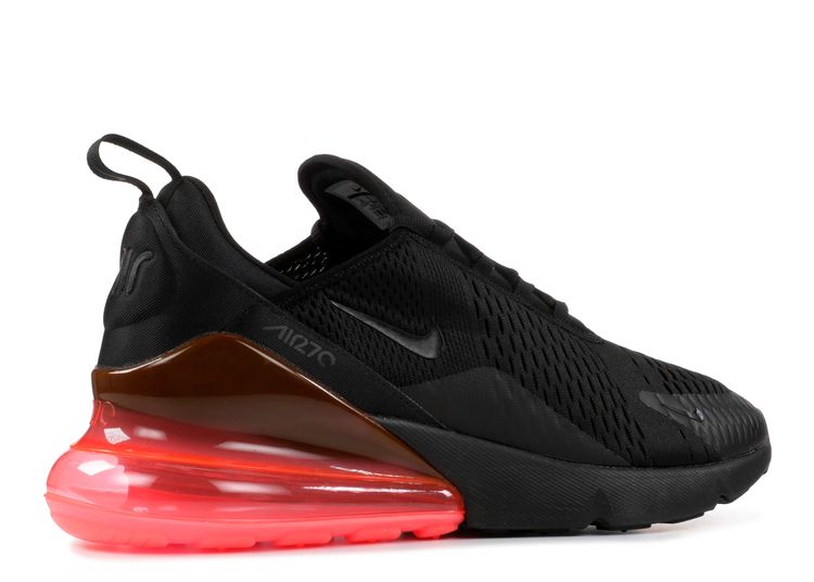 nike air max 270 black hot punch red