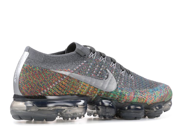 nike vapormax flyknit grey multicolor