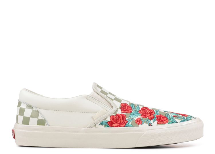 Slip On DX 'Rose Embroidery' - Vans - VN0A38F8QF9 - rose embroidery ...