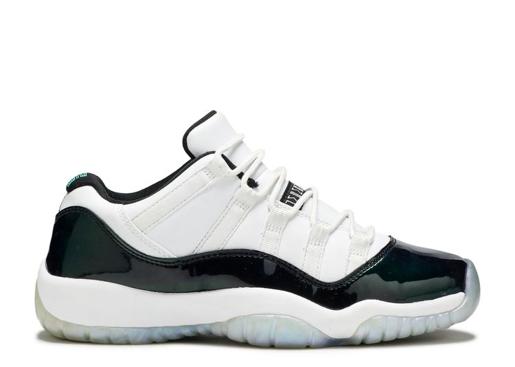 jordan retro 11 low emerald rise