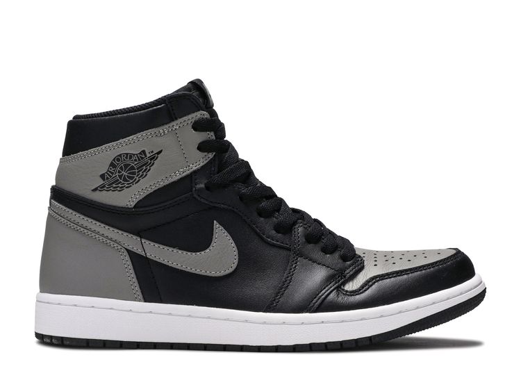 nike air jordan 1 grey and black