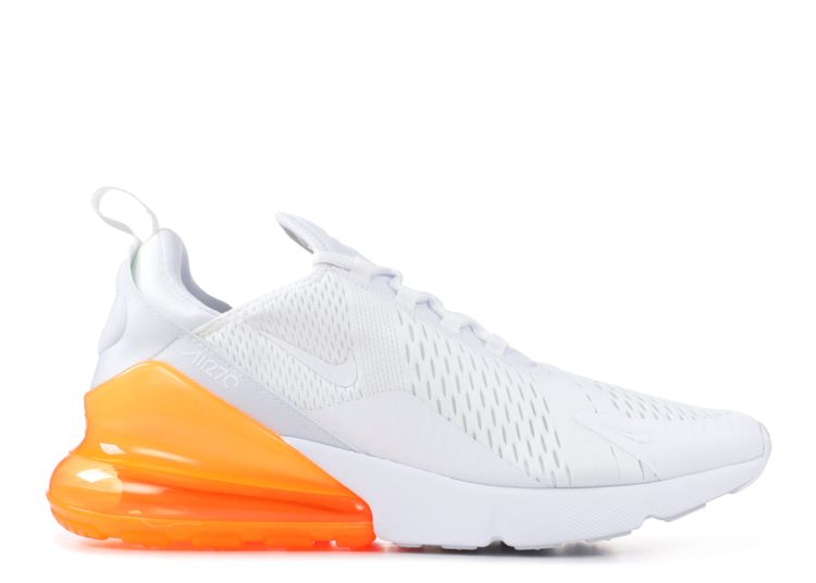 air max 270 white and orange