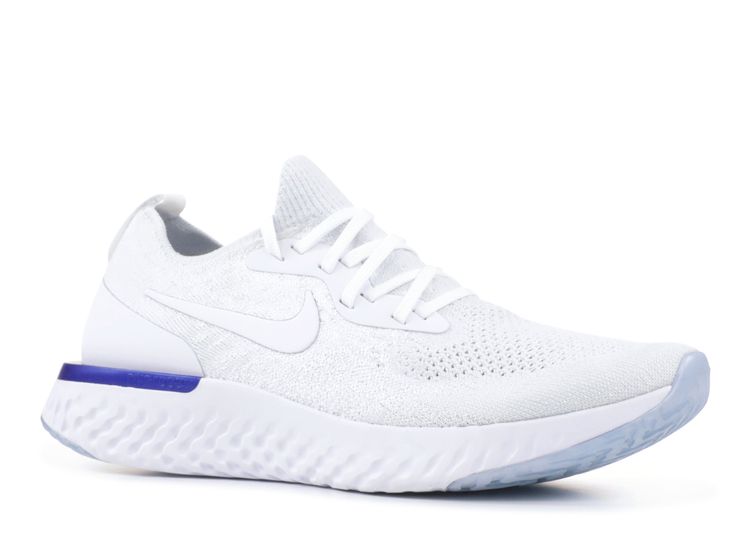 mens white nike epic react flyknit