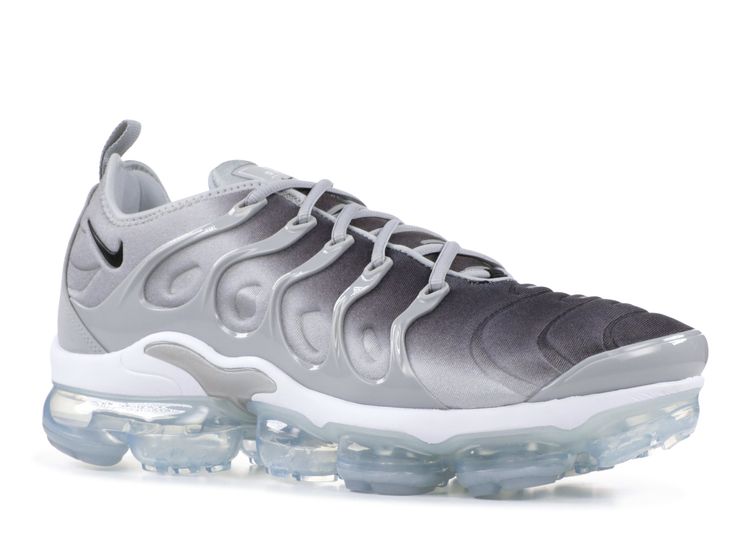 white and grey vapormax plus