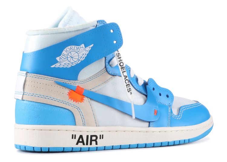 jordan off white azzurre