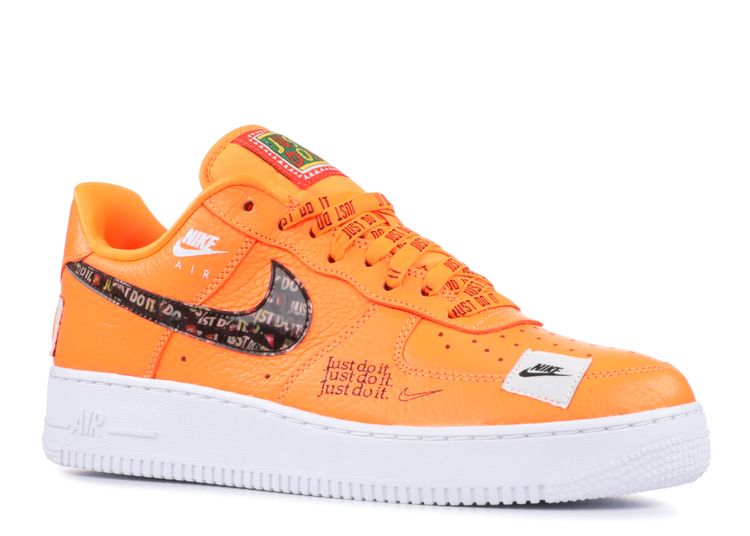nike air force 1 low just do it pack orange