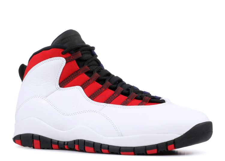 jordan 10 red and white