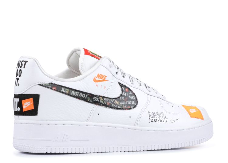 nike air force one 1 low 07 prm just do it