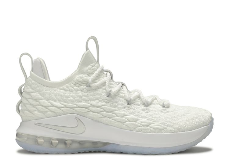 LeBron 15 Low 'White Metallic' - Nike 