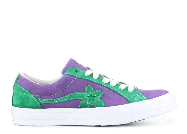 converse golf le fleur purple green