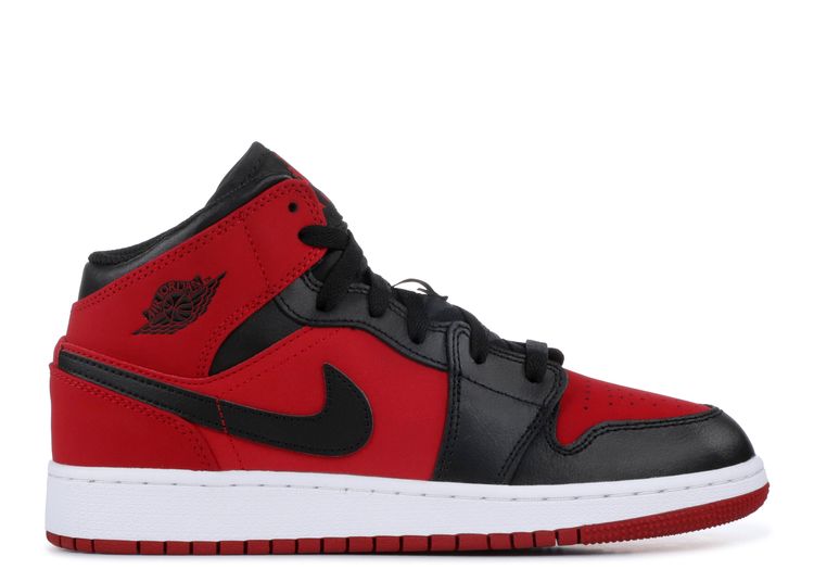 air jordan 1 retro mid red and white