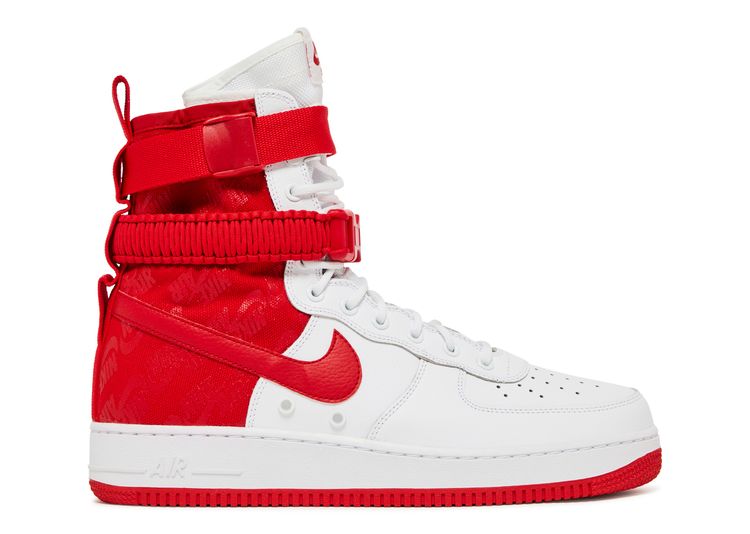 Nog steeds complexiteit commentator SF Air Force 1 High 'University Red' - Nike - AR1955 100 - white/university  red/university red | Flight Club
