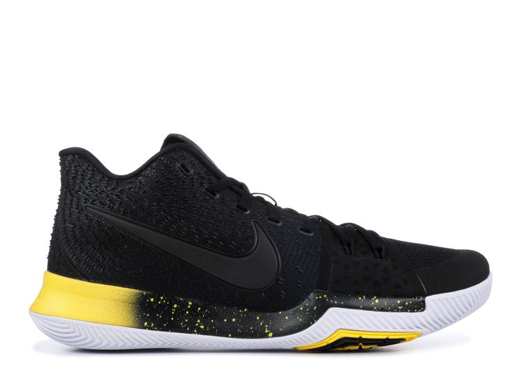 kyrie 3 yellow and black