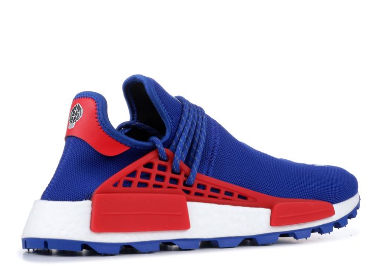 human race blue and red