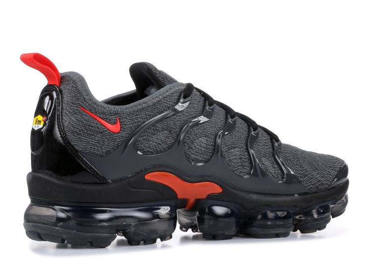 vapormax plus grey red