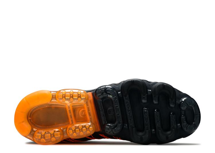 air vapormax run utility black orange