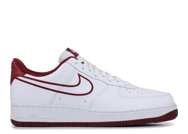 nike air force 1 red leather