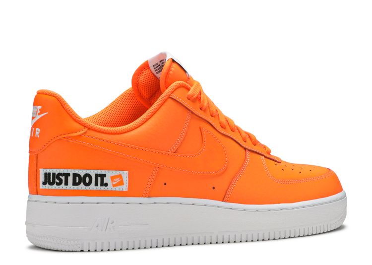 air force 1 low white total orange