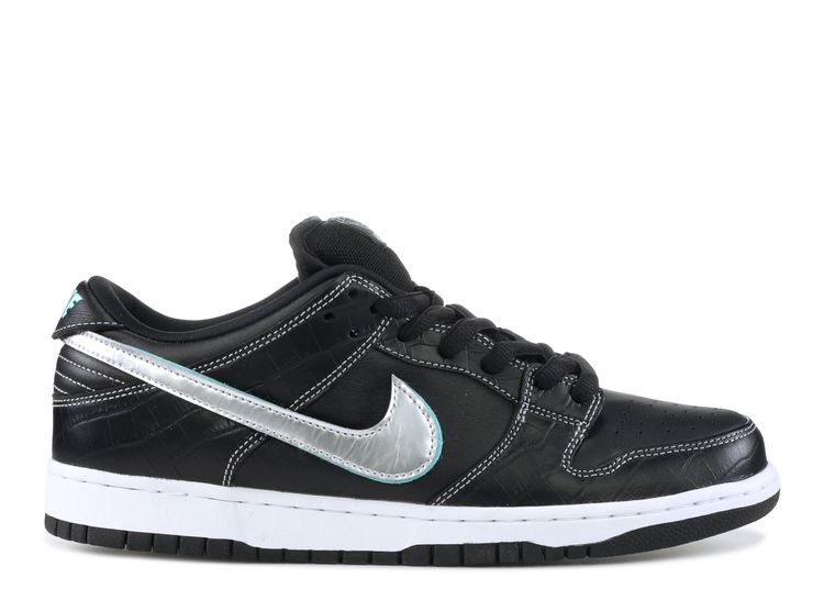 Diamond Supply Co. X Dunk Low Pro SB 'Black Diamond' - Nike - BV1310 001 -  black/chrome-black | Flight Club