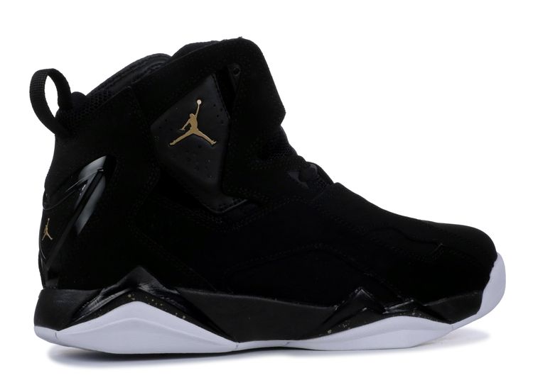 jordan true flight gold and black