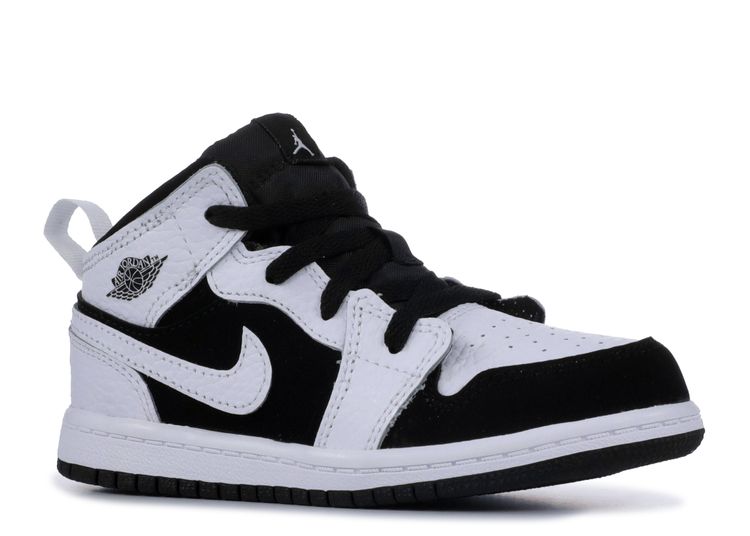 640735 113 Jordan 1 Mid White//Black-White TD