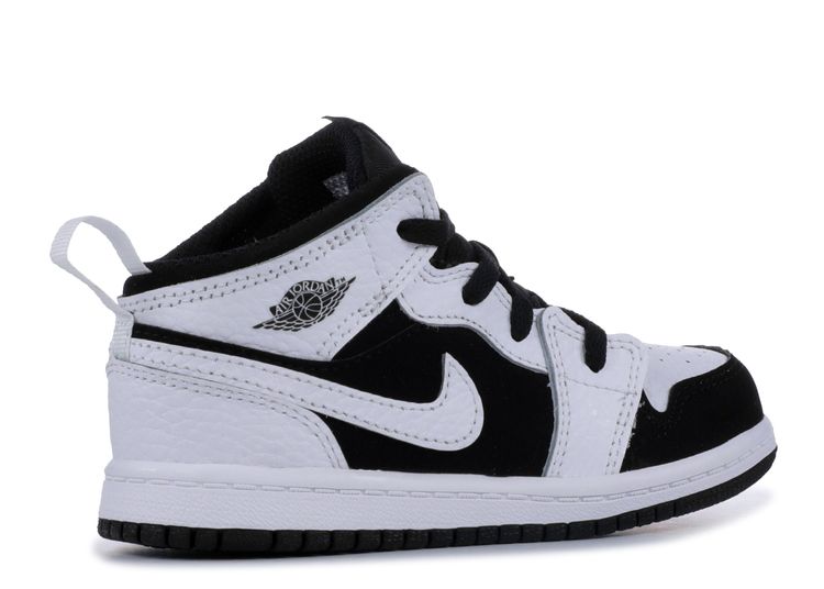 640735 113 Jordan 1 Mid White//Black-White TD