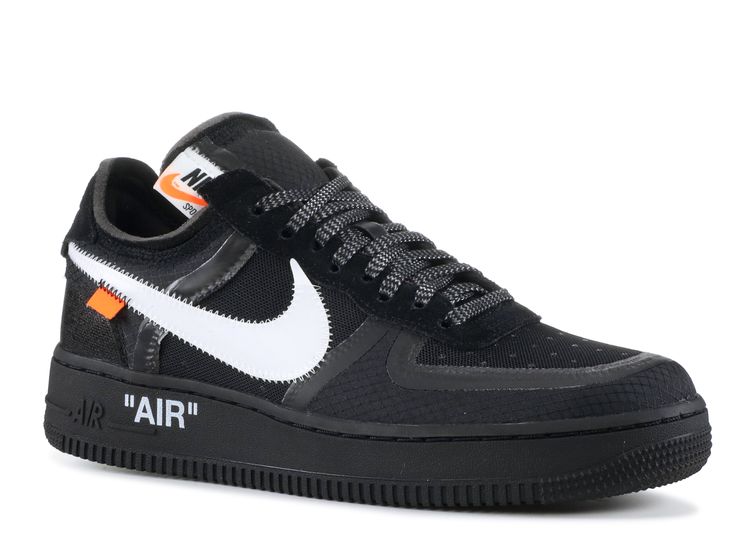 Off White X Air Force 1 Low 'Black 