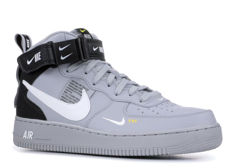 Nike Air Force 1 Lv8 Utility 'Volt & Wolf Grey & White' Release