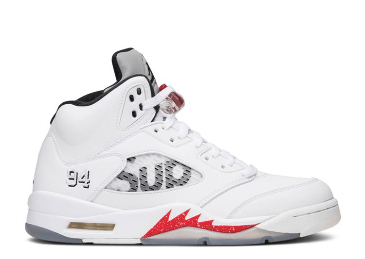 jordan retro 5 white