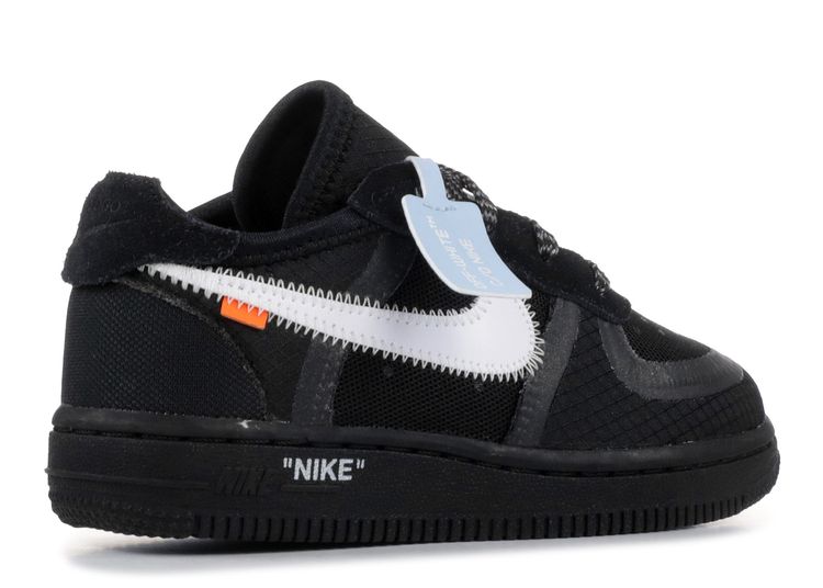 off white x air force 1 low black