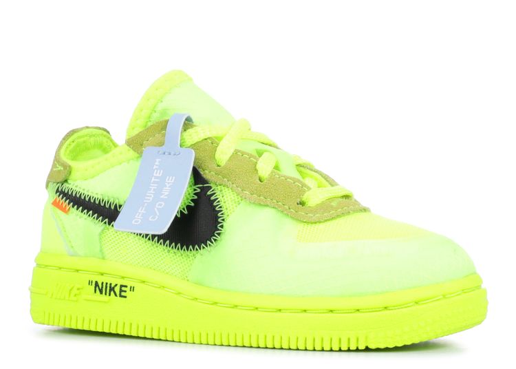 off white yellow air force 1