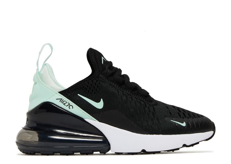 nike air max 270 black and turquoise
