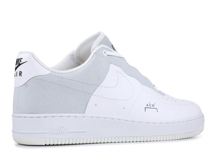air force 1 low white and grey